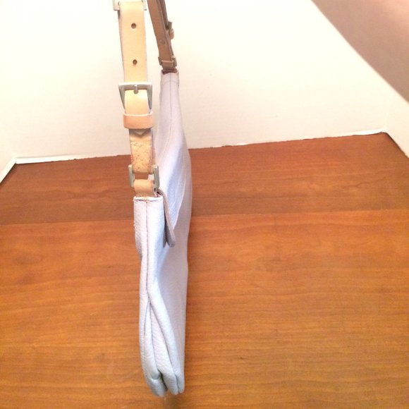 Claudia Firenze Made in Tuscany Pale Blue Leather Purse - Picture 5 of 9